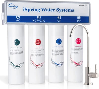 Ondertafel Waterfilter met Ultrafiltratie – Hoge Capaciteit, Snelwissel en 99,99% Verontreinigingen Verwijdering