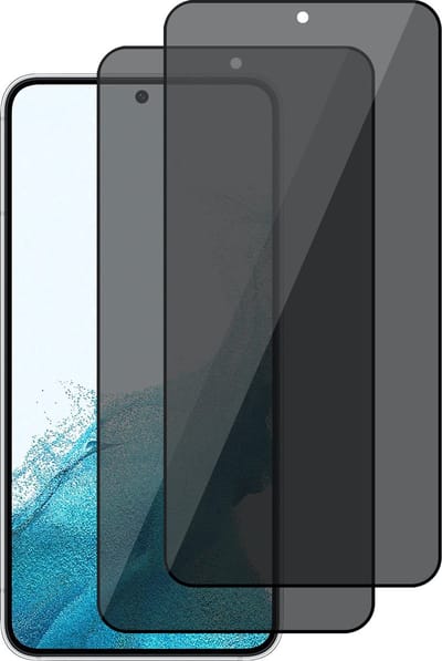 Privacy Screenprotector geschikt voor Samsung Galaxy S22 - Volledig Dekkende Gehard Glas Tempered Glass Screen Protector - 2 Stuks