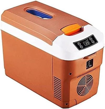 Draagbare Autokoelkast - Elektrische Koelbox - Drankjes Koel Houden - Dubbele Spanning - 10 Liter - Zwart