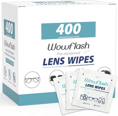 Lens Doekjes - Bril Reiniger - Snel Schoonmaken - Individueel Verpakt - 400 Stuks