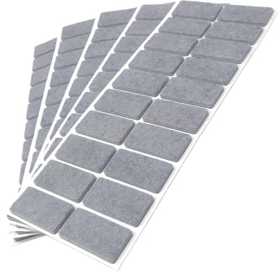 Zelfklevende Viltglijders 100x Rectangular - Meubel- en Vloerbescherming voor Gladde Oppervlakken