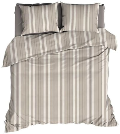 Romanette Florian Dekbedovertrek - Extra breed - 260x200/220 cm - Beige