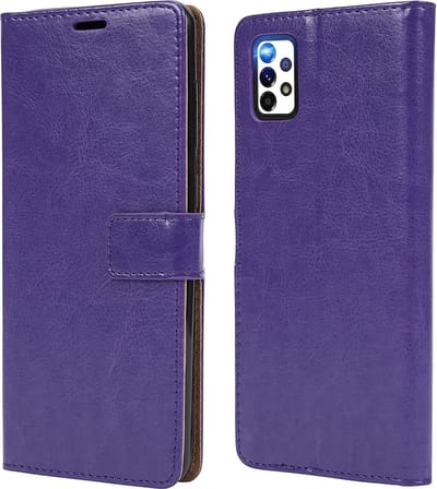 LuxeBass Hoesje geschikt voor Samsung Galaxy A53 5G - Boekhoesje - Paars - Portemonneehoesje gsm hoesje - telefoonhoes - telefoonhoesjes