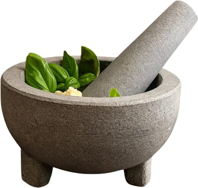 Cookinglife Vijzel op voet Organic Graniet ø 14.5 cm
