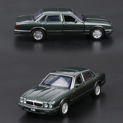 1:36 Jaguar Xj6 Lichtmetalen Auto Model Diecast Metaal Klassieke Voertuigen Auto Model Hoge Simulatie Pull Back Collectie Kinder Speelgoed Cadeau