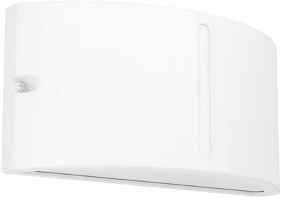 EGLO buitenwandlamp POGGIARELLO, wit, sleuf, 22 cm, IP54