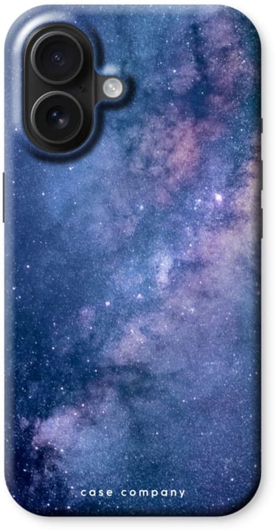 Case Company® - Hoesje geschikt voor iPhone 16 hoesje - Nebula - Tough Case - Maximale Bescherming alle Kanten en Schermrand