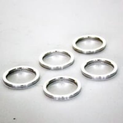 Opvulring Balhoofd Aluminium 1-1/8″ 3 mm Zilver Per 5 Stuks