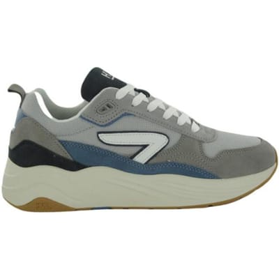 HUB Glide Sneakers - Leren Sneaker - Heren - Blauw - Maat 40