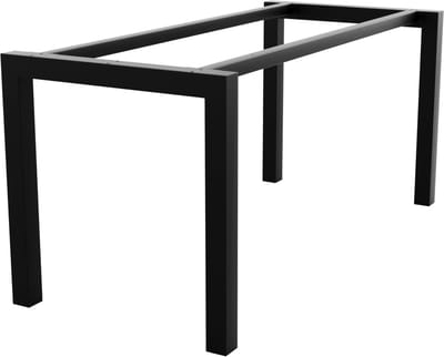 MetaloPro Tafelonderstel Etamin – Zwart Stalen Frame in Minimalistisch Design – Moderne Basis voor Eet-, Werk- en Kantoortafels in Loft- en Scandinavische Stijl 120x70x72cm