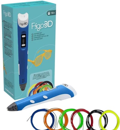 Figo3D 3D pen - Inclusief 6 kleuren - Starterspakket - 3d pen kinderen - vullingen - filament - sjablonen