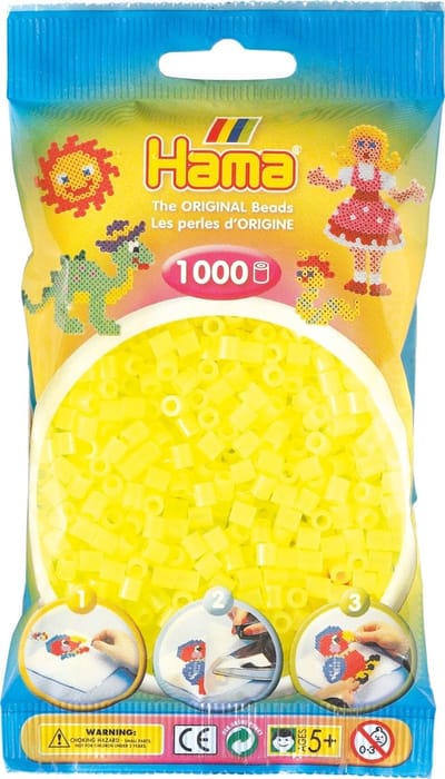 Hama Ironing beads-yellow Neon 1000 pcs
