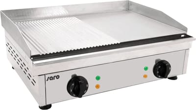 Saro Electrische Grillplaat (gegroefd+glad) Model FRY TOP GM 610 M 172-3205 - Horeca