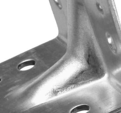 Hoekverbinder 90 x 90 x 65 x 2,5 mm - Verzin 25 Stuks | Bouwgereedschap en Accessoires