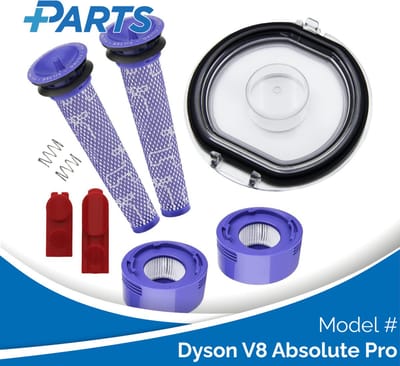 Dyson V8 Absolute Pro Onderhoudsset (Plus.Parts® alternatief voor 965661-01 / 967478-01)