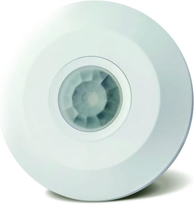 Bewegingsmelder - Infrarood Sensor - Energie Besparen - 360 Graden Registratie - 114mm Diameter - Wit