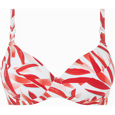 Femilet Sw Bra Tshirt Red Leaves Maat: F70 | Bikini's Outlet | Dames | Rood
