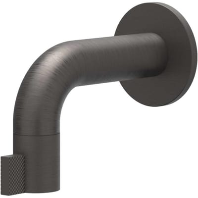 IVY Tribe Fonteinkraan wandmodel niet inkortbaar HOH10cm RVS316 geborsteld carbon black PVD