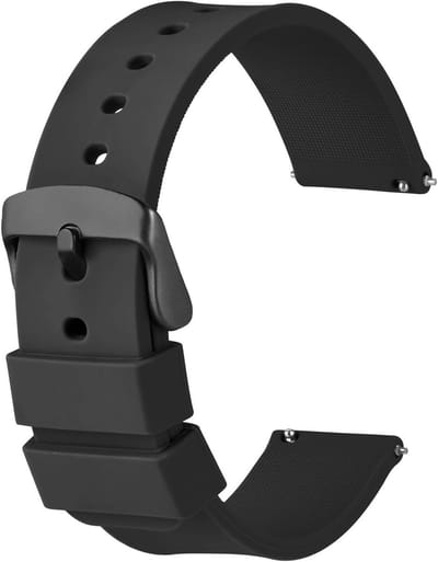 Siliconen horlogebanden 14mm-24mm - zachte rubber vervangbanden - snel verwisselbaar - comfortabel en stijlvol - m-winkel