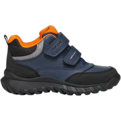 GEOX SIMBYOS ABX JONGENS Sneakers - BLAUW/ORANJE - Maat 33