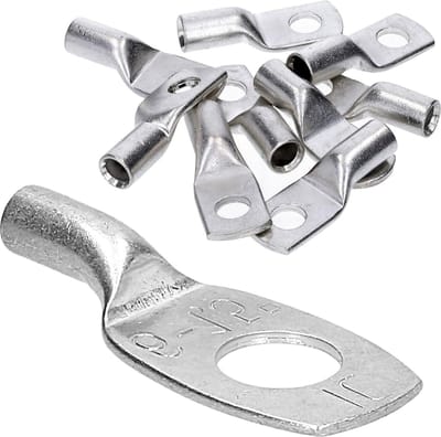 10 stuks Kalitec HR1-6 standaard buiskabelschoenen 1,0-1,5 mm² M6 I zonder kijkgat I Made in Germany