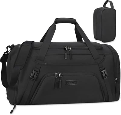 Waterdichte plunjezak voor reizen en sport - Grote weekender tas met schoenvak en toilettas 40L