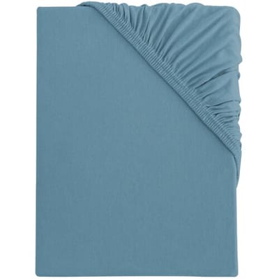s.Oliver Jersey hoeslaken 90-100 x 200 cm (Turquoise)