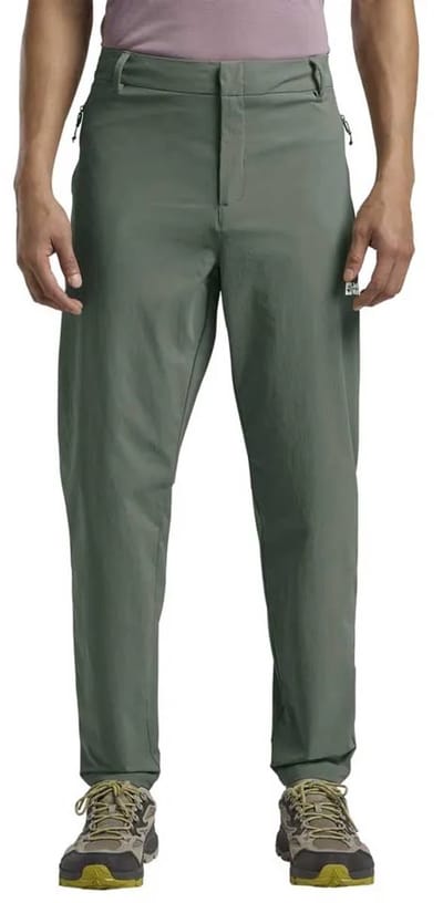 Jack Wolfskin Hikeout Broek Groen 58 / Short Man