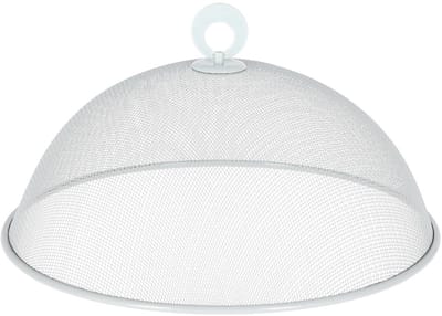 Cepewa Vliegenkap / voedselkap - grijs - D30 x H12 cm - metaal - voedsel afdekken