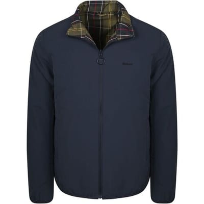 Barbour Reversible Korbel Jas Navy - Maat XXL - Heren - Zomerjassen