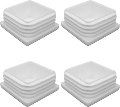 Slat Stops - Pipe Covers - Meubels Beschermen - UV-bestendig - 40 x 40 mm - Wit