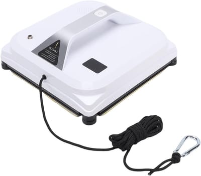 Glazenwasrobot - Ruitenreiniger Robot - Automatisch Ramen Wassen - Dubbele Watersproeier - 36L x 29B x 13H cm - Wit