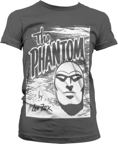 The Phantom Dames Tshirt -S- Sketch Grijs