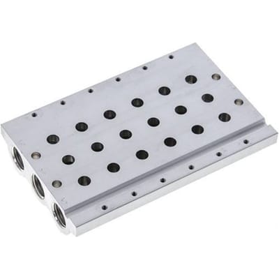 G1/4'' Manifold 6-Stations Festo 566622 VABM-L1-14S-G14-6