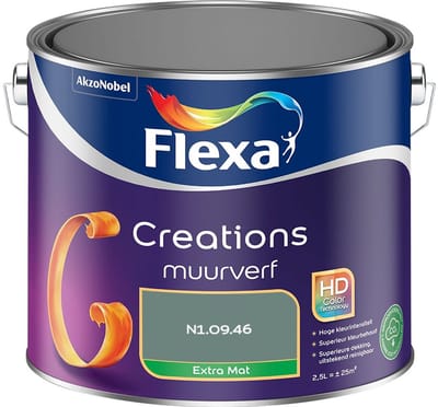 Flexa - Creations Muurverf Extra Mat - N1.09.46 - Mengverf - 2,5 L