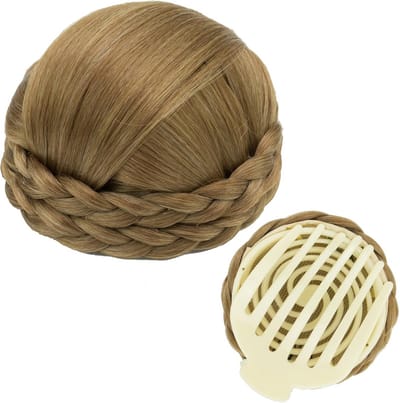 Gevlochten Haarstuk voor Chignon en Dansknot - Haar Broodje Clip-in Updo