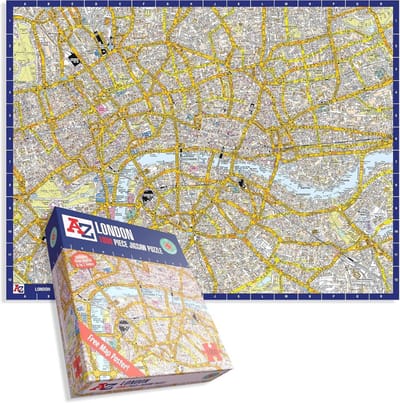 1000 Stukjes Legpuzzel van Londen Kaart - Uitdagend Puzzelcadeau