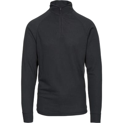 Trespass functioneel ondergoed Wise360 - Baselayer-top voor volwassenen met 1/2 rits, zwart