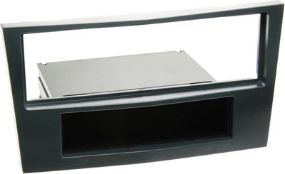 1-DIN Paneel geschikt voor Opel Corsa/ Antara/ Zafira/ Atra Kleur: Stealth Zwart