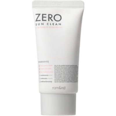 [rom&nd] Zero Sun Clean SPF50+ PA++++ 50ml (01 Fris / 02 Tone-Up) Lichte & Residuvrije UV-Bescherming 02 tone-up