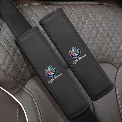 Veiligheidsgordel Pads - Riem Covers - Comfortabel Rijden - Verlicht Schouderdruk - 2 stuks - Zwart