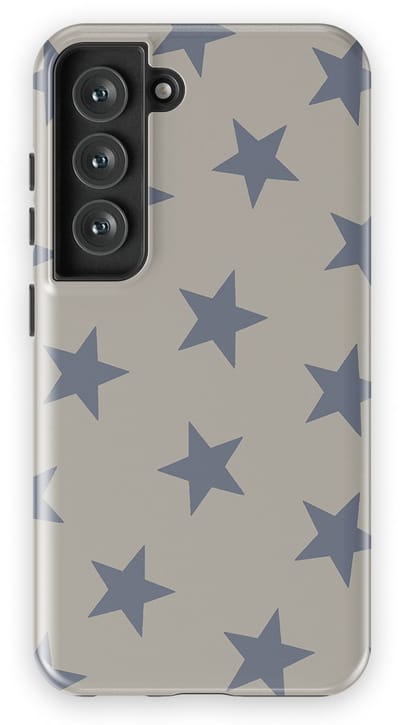 DripCase Hoesje Samsung Galaxy S23 | Sterren Design | Magnetisch Opladen | 2-in-1 Ontwerp | Stars Backcover Slate Sky