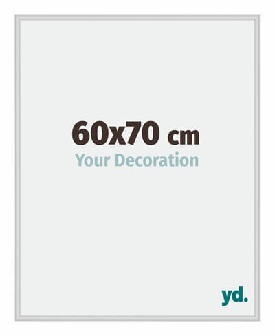 Your Decoration - Fotolijst 60x70 cm - Aluminium - Zilver Mat - Miami