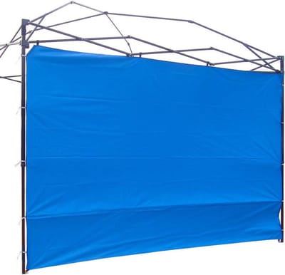 Zijpanelen voor paviljoen - privacy en bescherming - 1 stuk - blauw