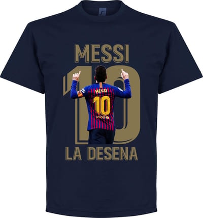 Messi La Desena T-Shirt - Navy - M