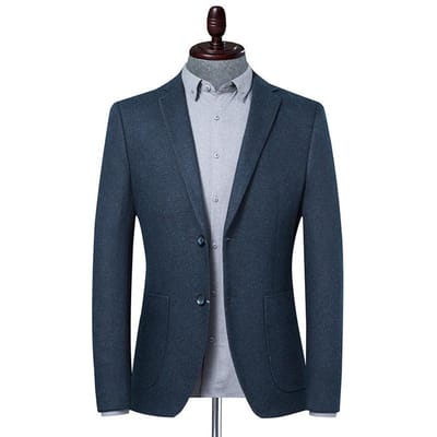 Costume pour homme Automne et Hiver Nouveau Décontracté Petit Costume Homme d'âge moyen et Jeune Tendance Version Coréenne Veste de Costume XXXXL