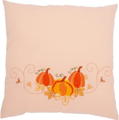 Vervaco - Borduurkussen kit - 40 x 40cm - Herfstpompoenen - PN-0222385