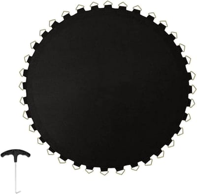 Trampoline Springmat - Vervangende Mat - Buitenplezier - 8 Rijen Stiksels - 366 cm - Zwart