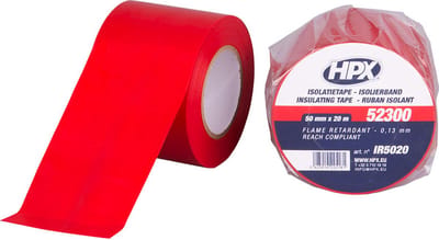 PVC isolatietape - rood 50mm x 20m