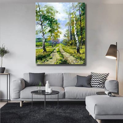 5d Doe-het-zelf Landschap Diamant Borduurwerk Versieren Diamant Mozaïek Diamant Schilderen Kruissteek 20X30 white